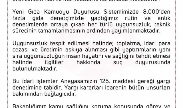 Tarım ve Orman Bakanlığı'ndan köftede tespit edilen domuz eti ile ilgili açıklama