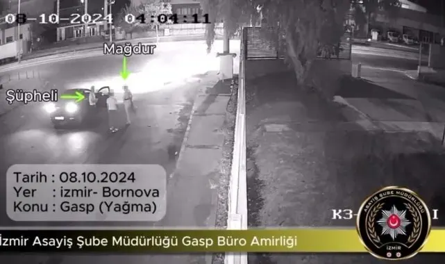 İzmir'de iki ayrı gasp olayına karışan 3 şüpheli tutuklandı