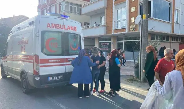 Kapaklı'da 4. kattan düşen çocuk yaralandı
