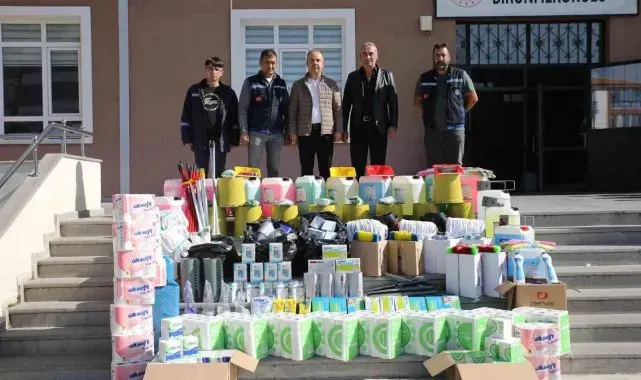 Akyurt Belediyesi'nden okullara temizlik desteği
