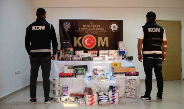 Bingöl'de kaçakçılık operasyonu