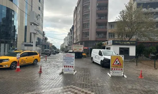 Edremit Belediyesi'nden yol düzenleme çalışmaları