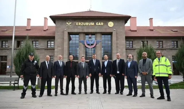 Vali Çiftçi'den TCDD Müdürlüğüne ziyaret