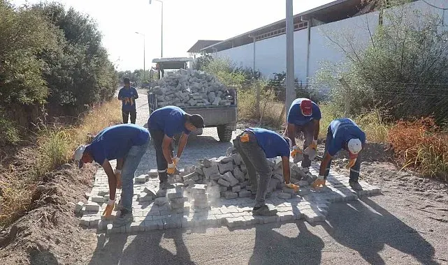 Bozdoğan Belediyesi üstyapı çalışmalarına devam ediyor
