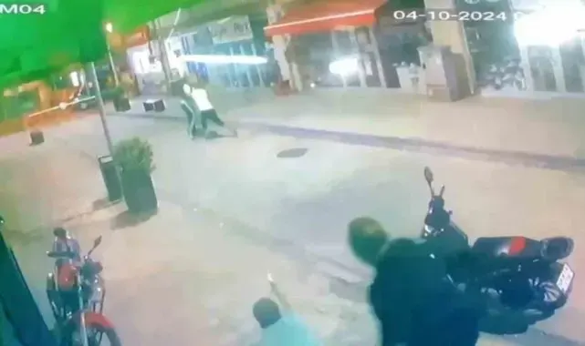 Tekirdağ'da cinayet anı kamerada