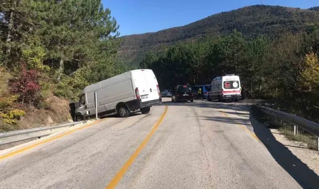 Karabük'te trafik kazası : 1 yaralı