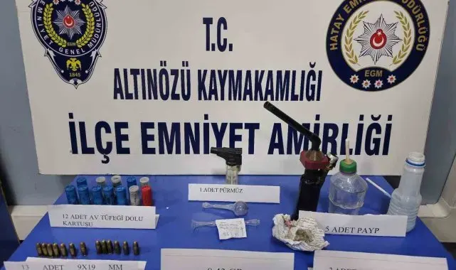Altınözü'nde uyuşturucu operasyonu