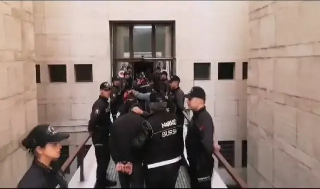Bursa'da dev uyuşturucu operasyonunda 53 kişi tutuklandı