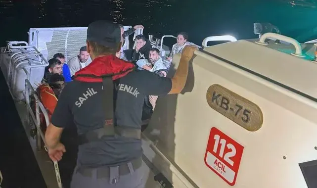 Datça'da 46 düzensiz göçmen yakalandı