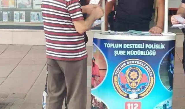 Polis ekipleri bin 635 vatandaşı hırsızlık ve dolandırıcılıkla ilgili bilgilendirdi