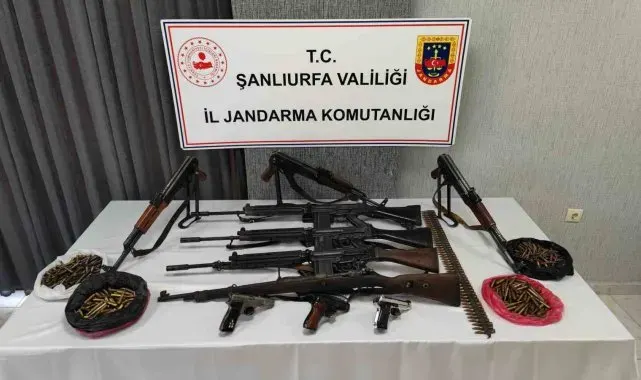 Şanlıurfa'da silah kaçakçılığı operasyonu: 3 gözaltı