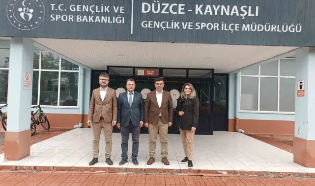 Yazıcı, Kaynaşlılı sporcular ile buluştu