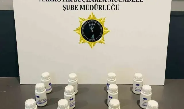 Samsun'da 703 adet uyuşturucu hapla yakalanan şahıs gözaltına alındı