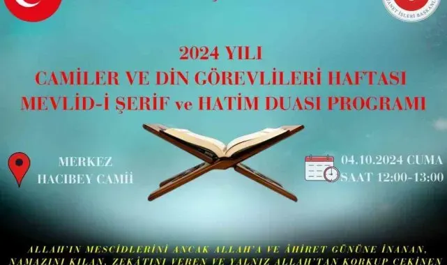 Köyceğiz'de mevlid programı yapılacak