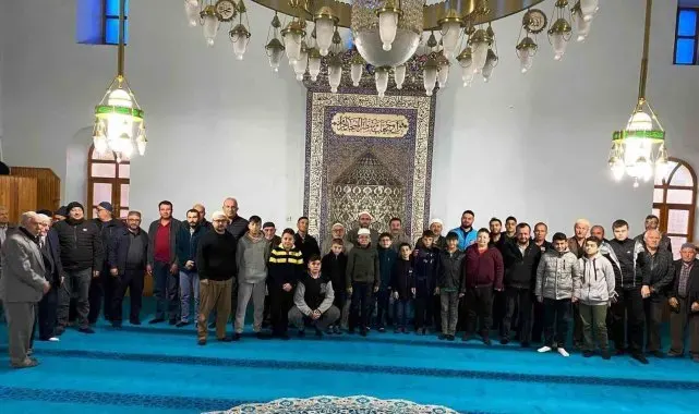 Hisarcık'ta gençlerle sabah namazı buluşması