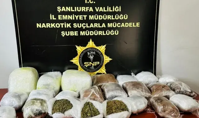 Birecik'te narkotik operasyonları: 13 tutuklama