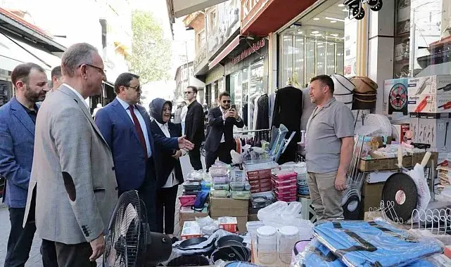 Kütahya Saman Pazarı'nda Sokak Sağlıklaştırma Projesi için inceleme