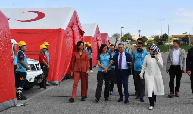 Gaziantep UMKE'den hayat kurtaracak sahra hastanesi eğitimi