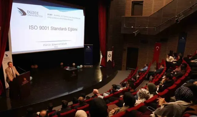 Düzce Üniversitesi'nden kalite yönetim sistemi standardı eğitimi