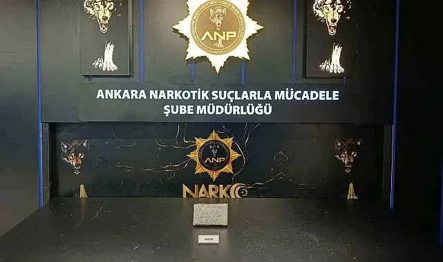 İstanbul'dan Ankara'ya yapılan uyuşturucu sevkiyatında 1 kilo uyuşturucu ele geçirildi