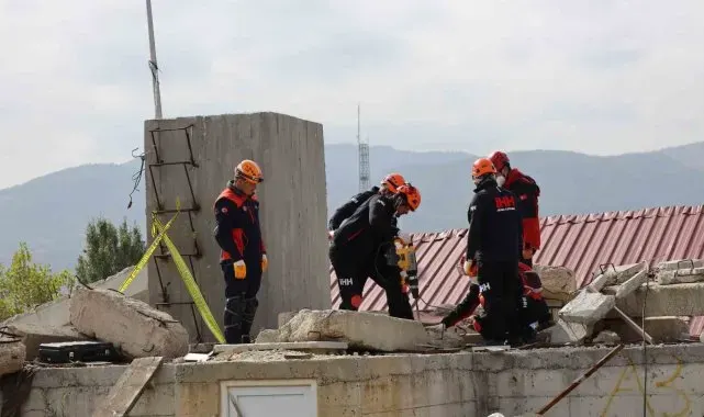 Afyonkarahisar'da gerçeği aratmayan tatbikat