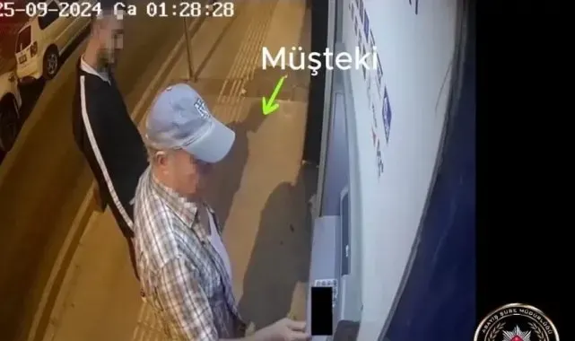 Sıra bekler gibi yaptı, ATM'den para çeken emekliyi gasp etti