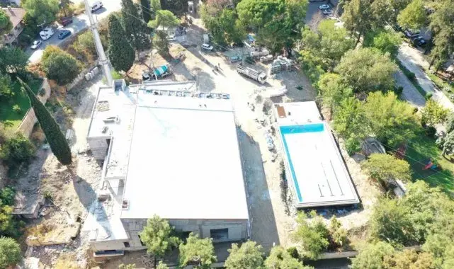 Pınarbaşı Yüzme Havuzu, yükselmeye devam ediyor