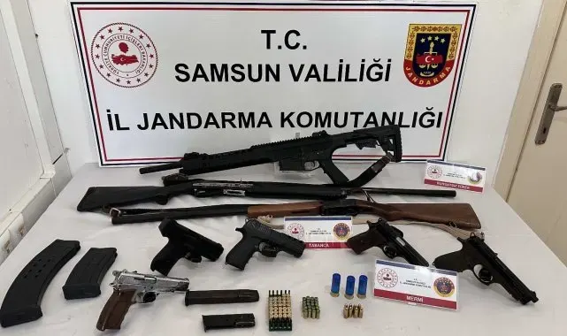 Jandarmadan kaçak silah operasyonu: 7 gözaltı
