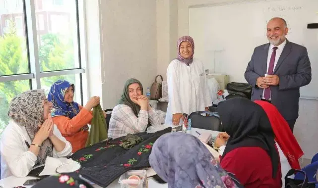 Canik'te kadınlara ücretsiz mesleki eğitim desteği