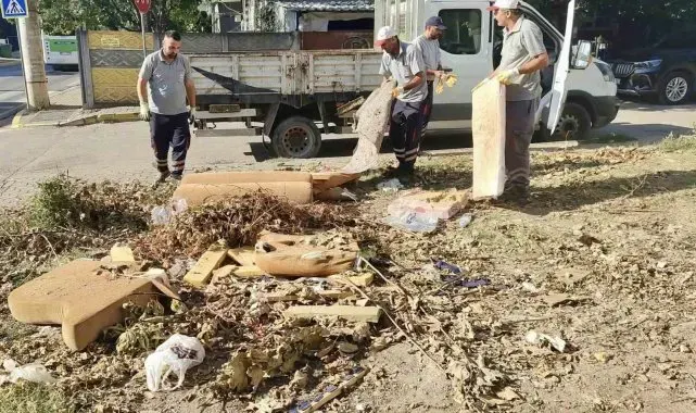 Körfez'de hafta sonu temizlik mesaisi