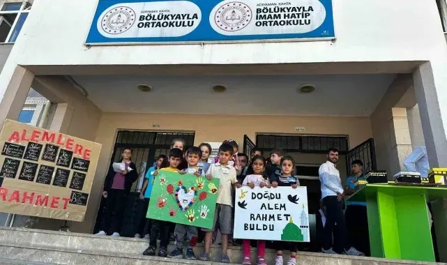 Öğrenciler Mevlidi Nebi Haftası'nı kutladı