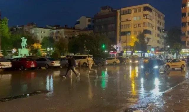 Kırklareli'nde sağanak yağış