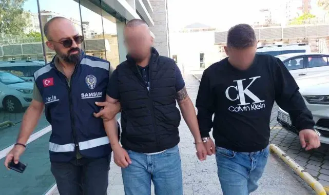 Samsun'da tüfekle park halindeki araca ateş açan 2 kişi yakalandı