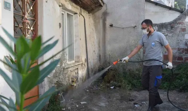 Yıldırım'da ilaçlama çalışmaları devam ediyor