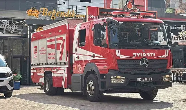 Gaziantep'te lokanta bacasında çıkan yangın söndürüldü