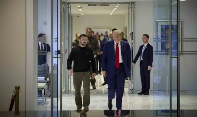 Trump, Ukrayna Devlet Başkanı Zelenskiy ile bir araya geldi