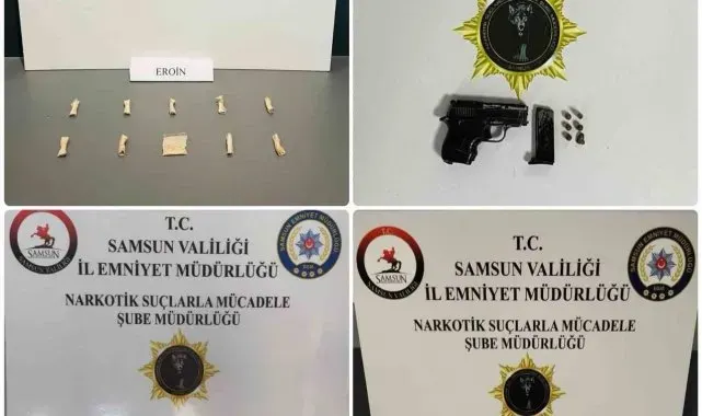 Samsun'da uyuşturucu operasyonu: 10 kişi yakalandı