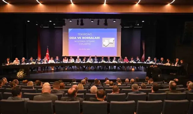 Tekirdağ Oda ve Borsaları Müşterek İstişare Toplantısı Çorlu'da gerçekleştirildi