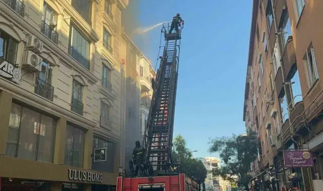 Lüleburgaz'da iş yeri yangını