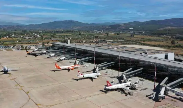 Muğla'nın 2 havalimanında 8 ayda 7 milyon yolcuya hizmet verildi