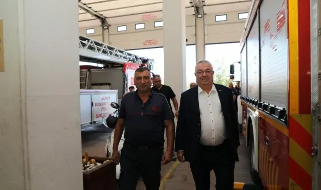 Başkan Mehmet Ertaş, İtfaiye Haftası'nı kutladı