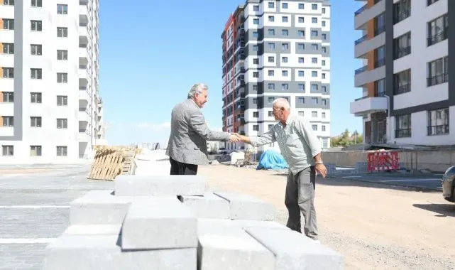 Melikgazi'de kentsel dönüşüm çalışmaları hızla devam ediyor