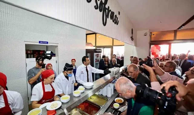 Denizli'de halkın sofrası törenle hizmete açıldı