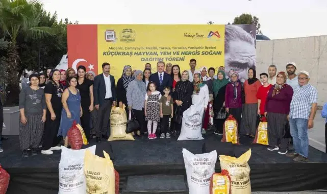 Mersin'de 'Hadi Gel Köyümüze Destek Verelim' projesinde çarklar dönmeye başladı