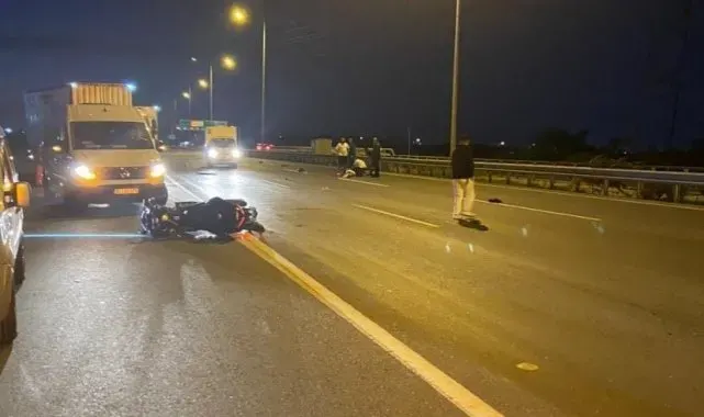 Otomobille çarpışan motosiklet sürücüsü genç hayatını kaybetti