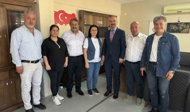 Çaycuma İlçe Milli Eğitim Müdürü İsmail Baş'tan gazetecilere veda ziyareti