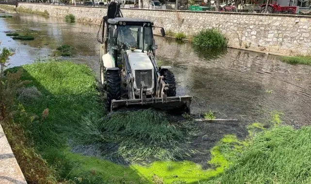 Gemlik'te dereler temizleniyor