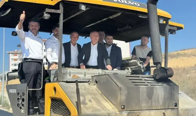 Belenköy yolu yıllar sonra asfalta kavuştu
