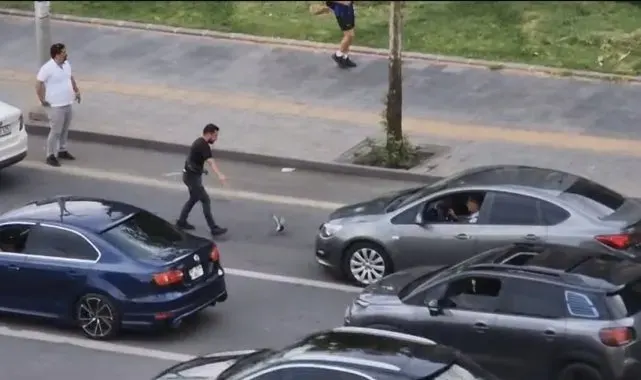 Yaralı güvercin trafiği birbirine kattı