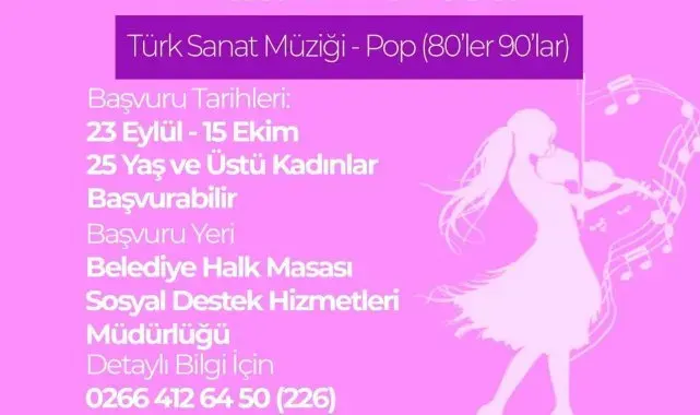 Burhaniye Belediyesi Kadın Korosu kuruyor